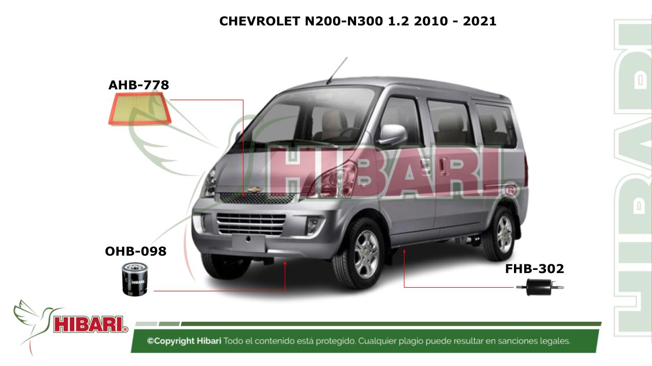 Lee más sobre el artículo CHEVROLET N200-N300 1.2 2010 – 2021